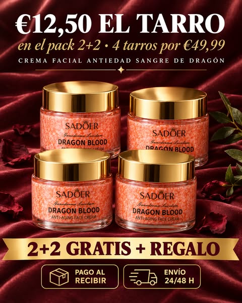 €12,50 el tarro · Pack 2+2 por €49,99