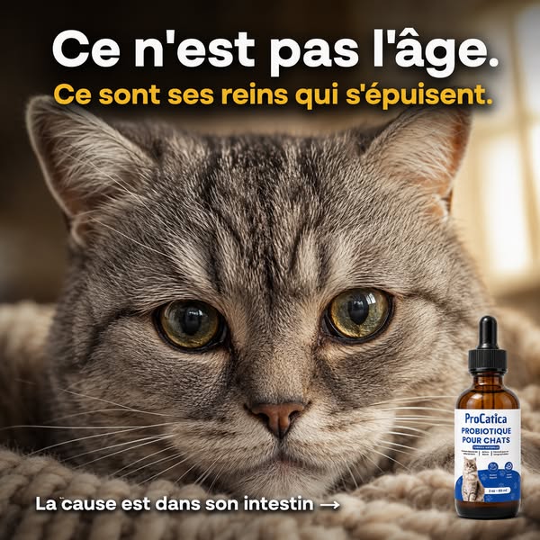 Ce n'est pas l'âge. C'est son intestin.