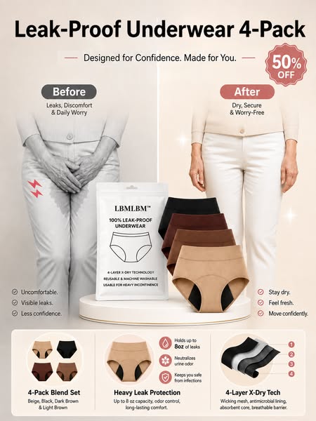 ｜Leak-Proof Underwear That Won't Let You Down