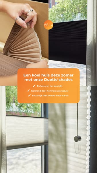 Een koele zomer met Duette® shades