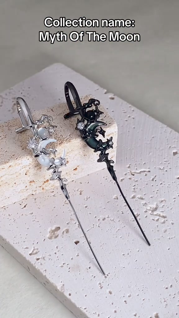 MYTH OF THE MOON Ear Hook Needle Piercing Earring