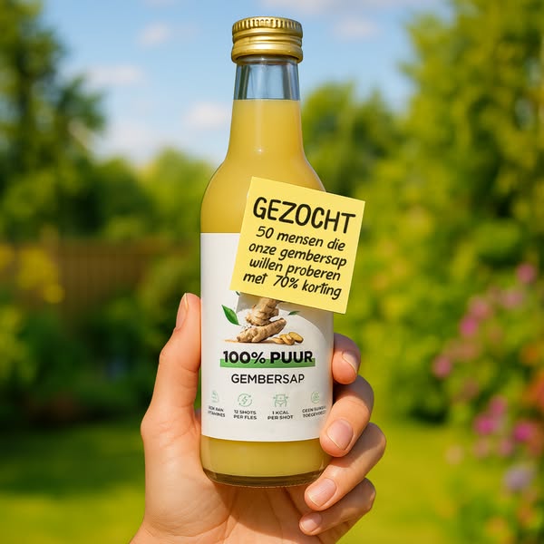 100% PUUR GEMBERSAP