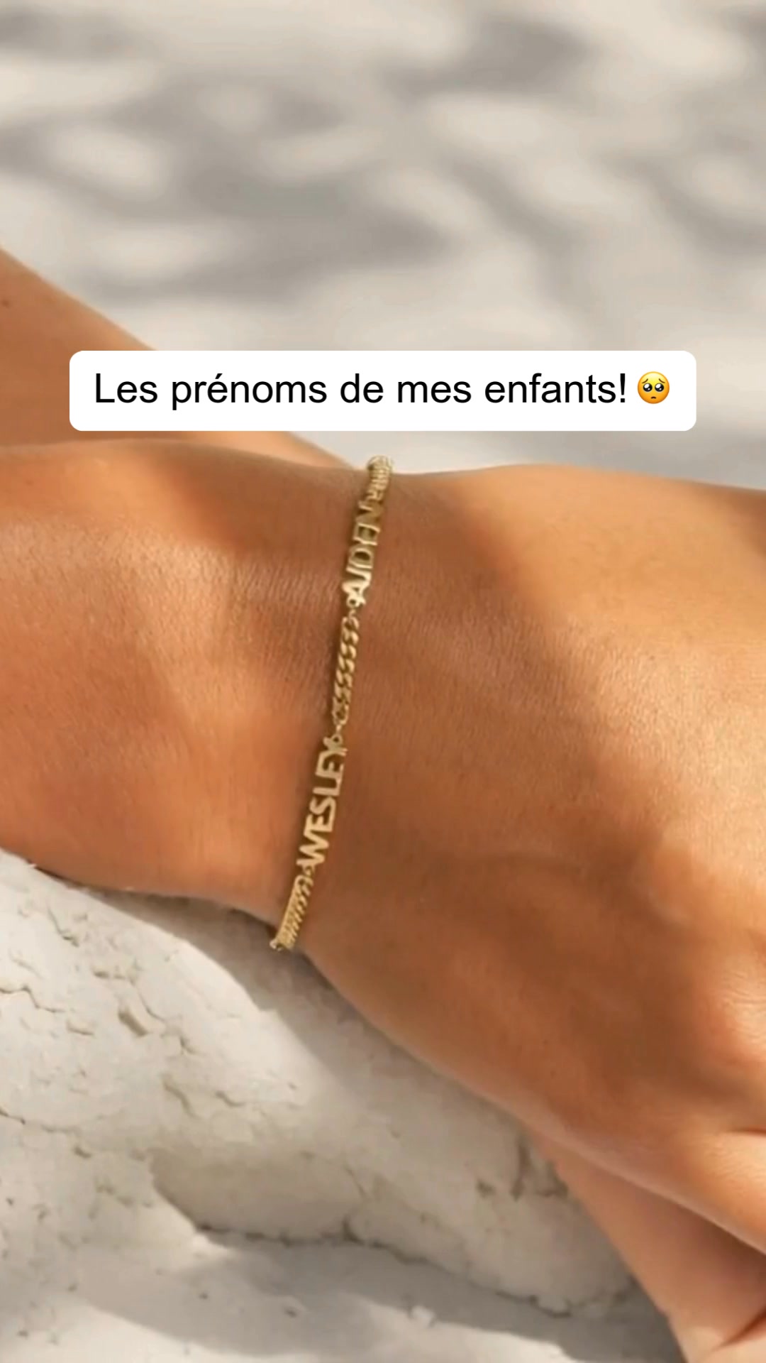 Bracelet avec nom personnalisé