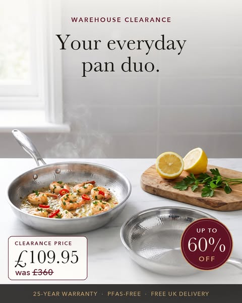 Titanium Pan Now £59.95 (Was £225)