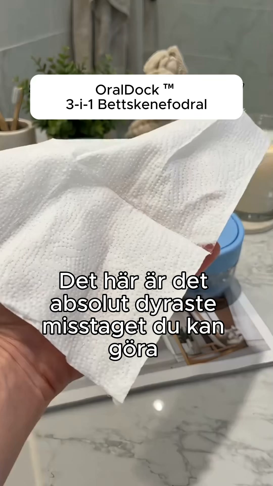 Sluta förvara din skena ohygieniskt – Upptäck OralDock™