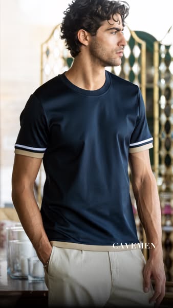 T-shirt Algodão Mercerizado
