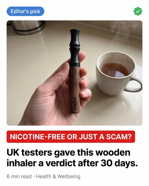 His Dad Died Of Lung Cancer. Vaping Nearly Killed Him Too. So He Built This.