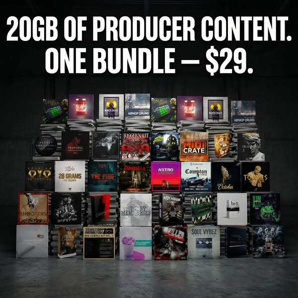 20+ GB of Producer Sounds in ONE Bundle
