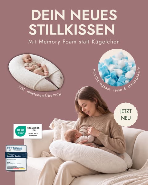 Dein neues Stillkissen mit Memory Foam