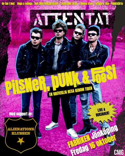 Attentat+Alienationsklubben på Fabriken (Bongo Bar)
