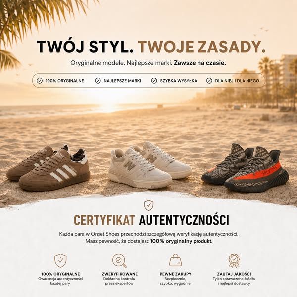 Masz upatrzoną parę? Zanim zniknie — wróć i zamów ją z pewnością autentyczności.