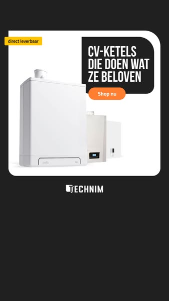 Bestel nu CV-ketels bij Technim