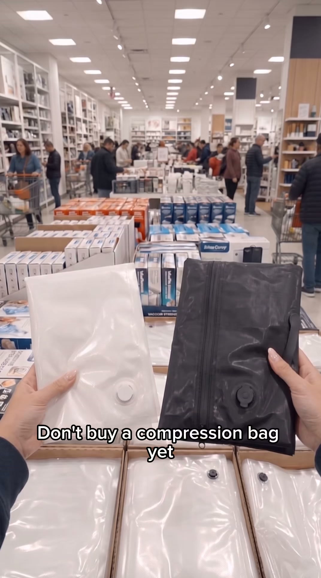 #1 Compression Bag for fitting 14 days in your carry-on