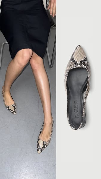 Harper in Snake Print Leather
