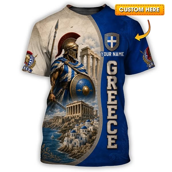 Greece's Perfect Shirts Custom Name for You!