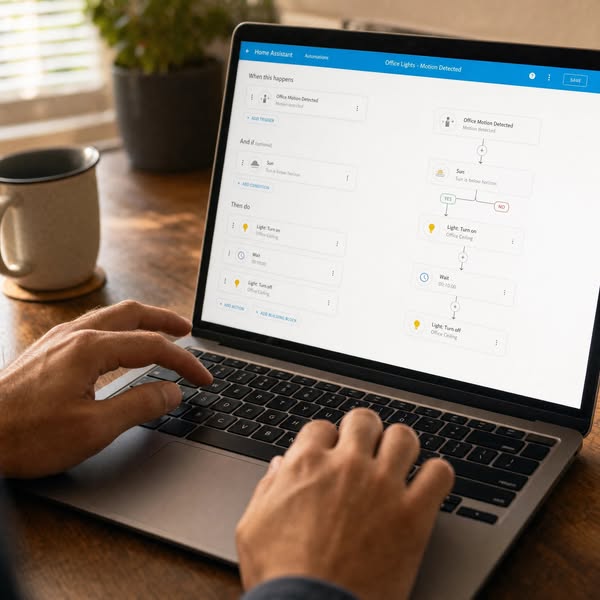 Building home automations without writing a single line of code.