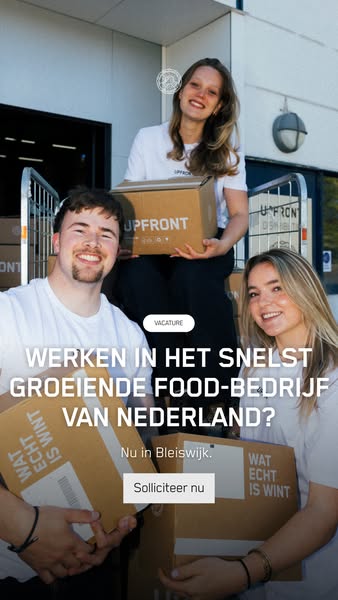 Werken bij Upfront.