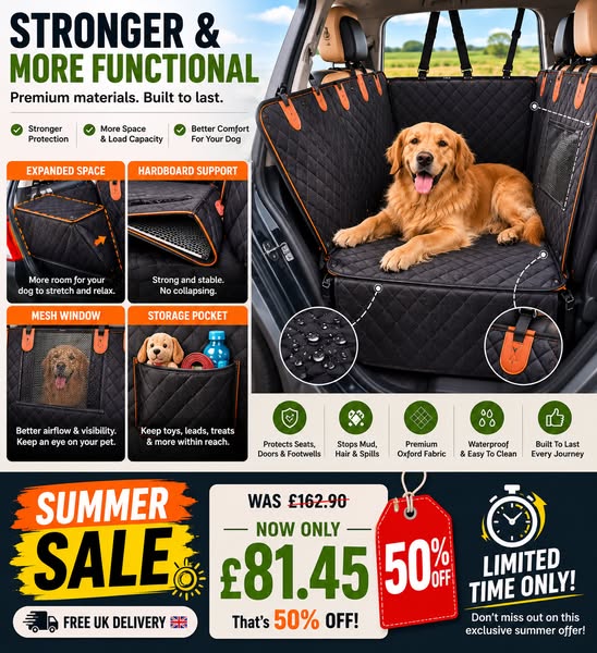 PawGuard™ Car Hammock | 50% OFF