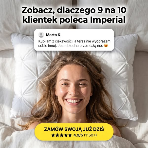 Śpisz na plecach? Ta poduszka jest dla ciebie