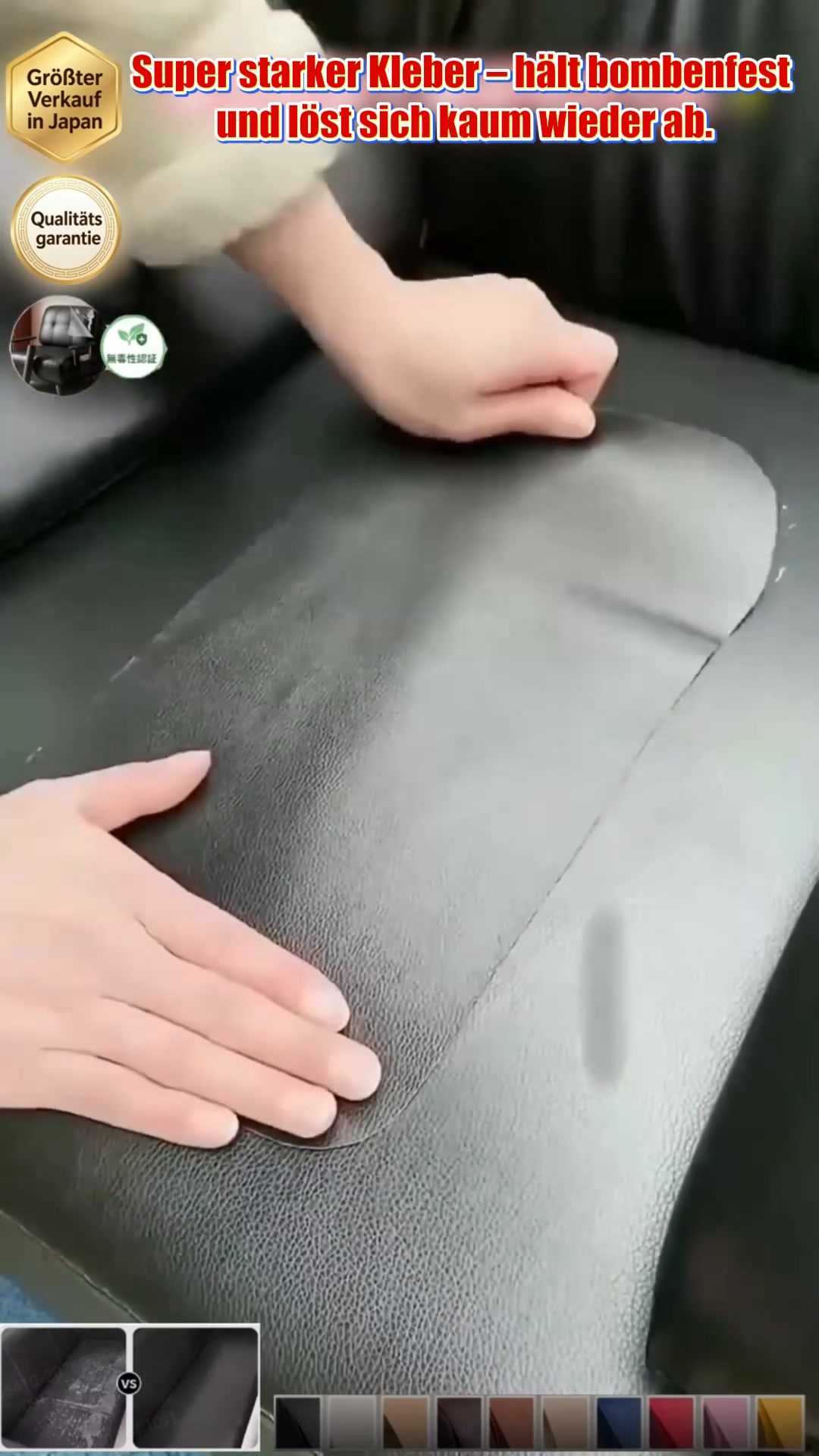 Selbstklebende Leder‑Flicken! Repariere zerrissene Sofas im Handumdrehen