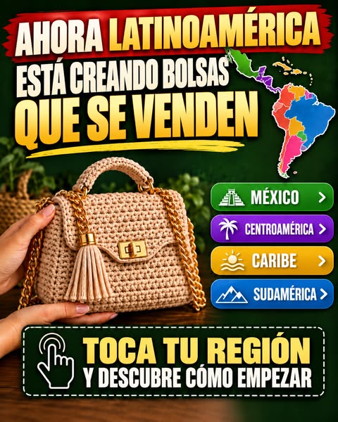 Aprende a crear +200 bolsas de crochet desde cero