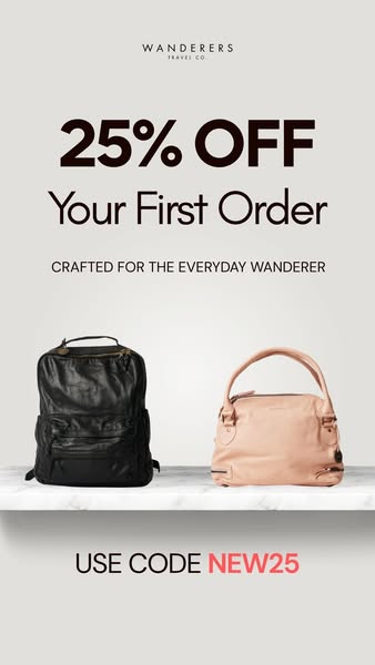 25% Off Your First Order