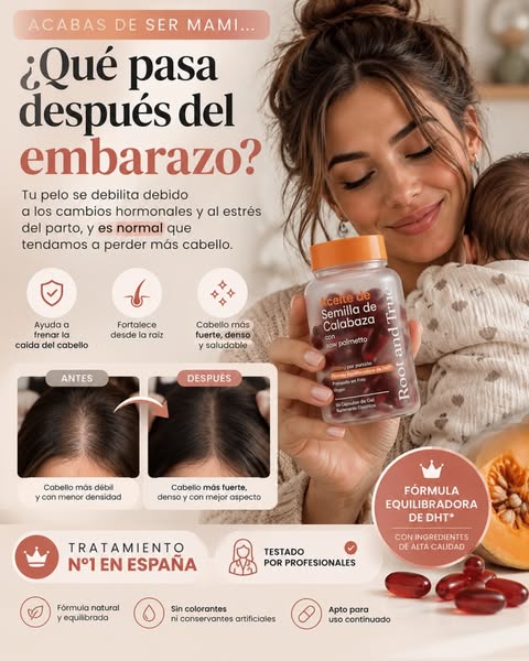 Capsulas de aceite de semilla de calabaza posparto