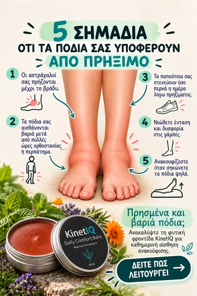 «ΔΩΣΤΕ ΣΤΑ ΚΟΥΡΑΣΜΕΝΑ ΠΟΔΙΑ ΣΑΣ ΤΗ ΦΡΟΝΤΙΔΑ ΠΟΥ ΑΞΙΖΟΥΝ!»