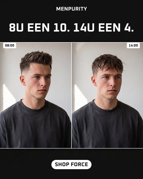Hele dag hold. Matte finish.