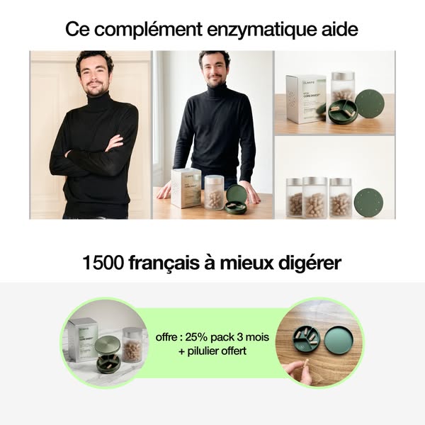 Digérez mieux dès le 1er repas