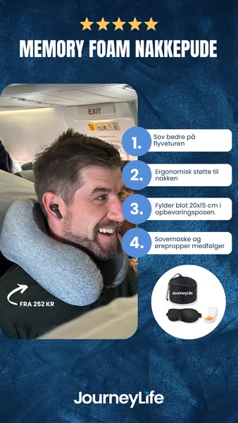 Nakkepude i kvalitets memory foam