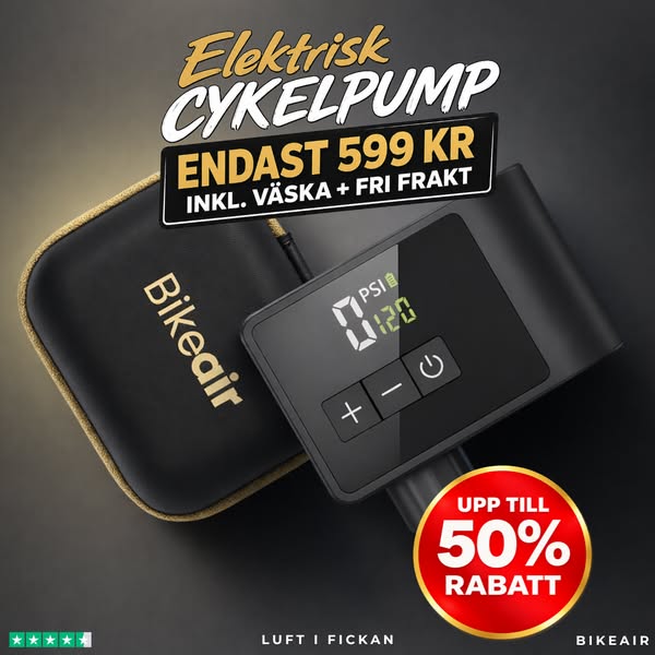 Pumpa cykeldäcken snabbt och enkelt