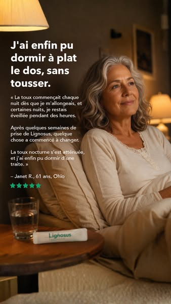 En cas d'irritation de la poitrine et de la gorge pendant la nuit