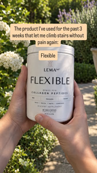 The one jar that's earned its place on my counter. Bioactive collagen peptides, MSM, glucosamine, bromelain
