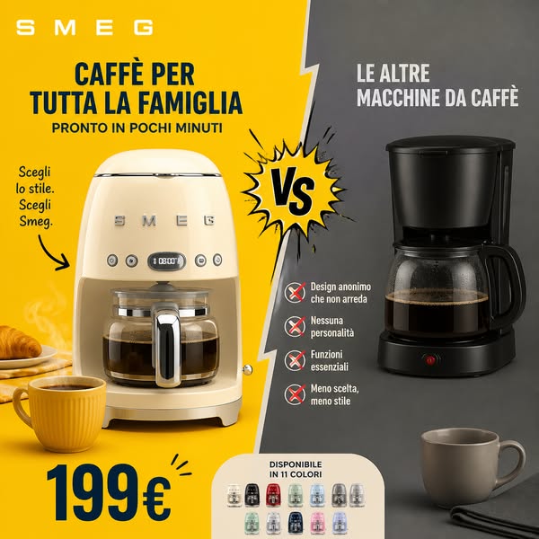 Macchina Caffè Smeg, spedizione gratuita