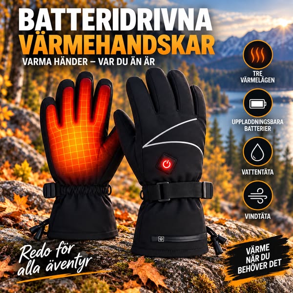 Värme på sekunder i minusgrader