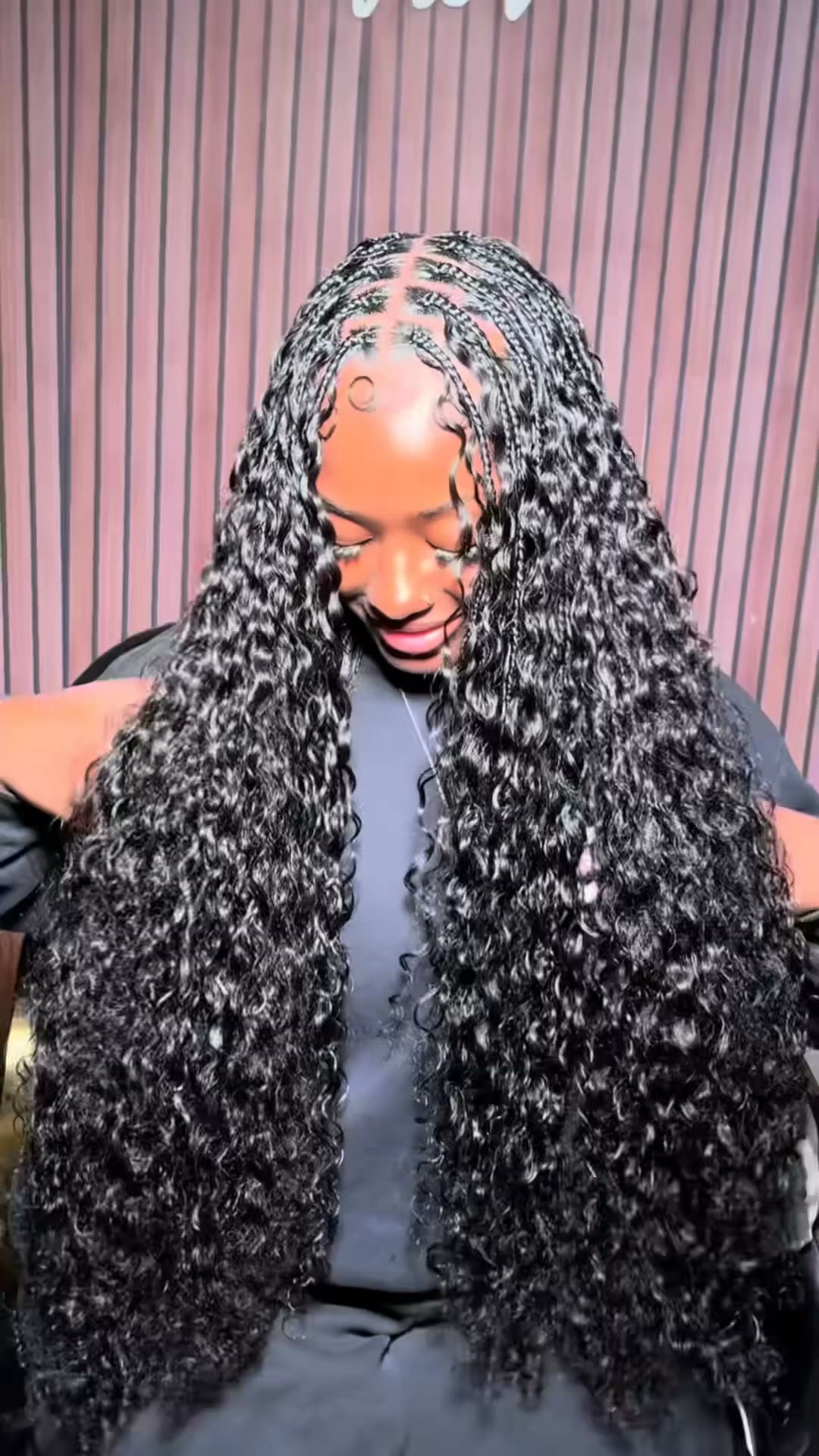 24" (5 packs)Burmese Curly Feather Crochet Human Hair