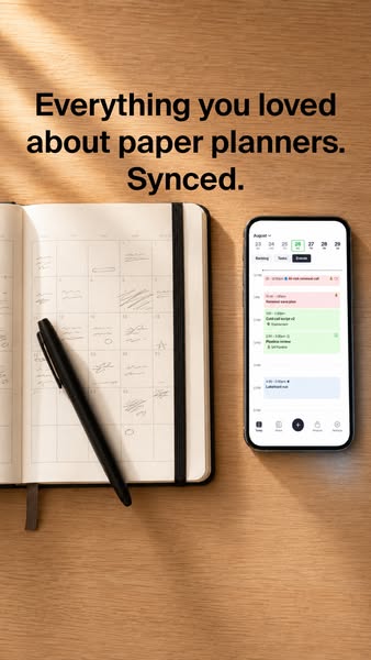 Your paper planner, synced