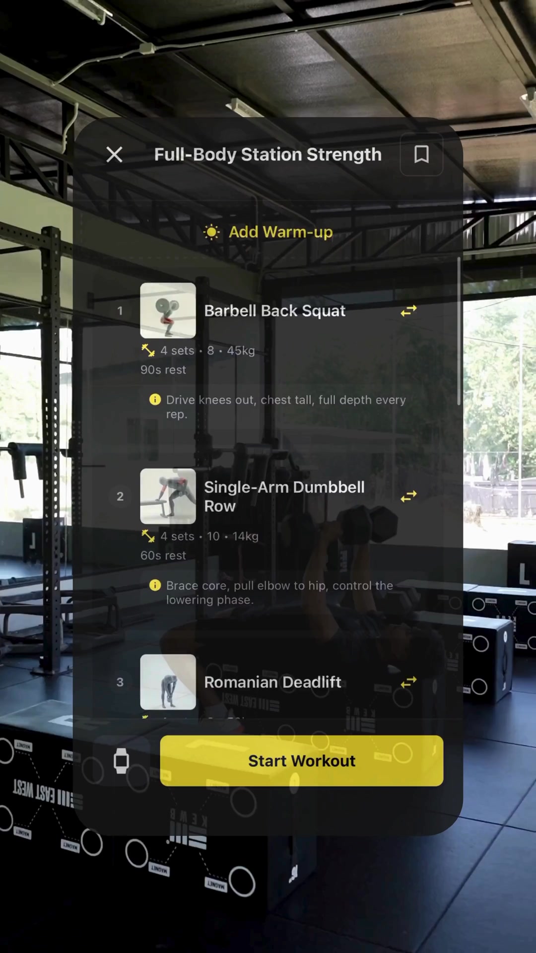 Want to crush your next HYROX race? Get daily workouts tailored to your fitness level