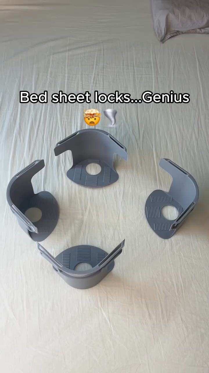 4-Pack Universal Heavy-Duty Bed Sheet Holder Straps No-Slip Peace of Mind
