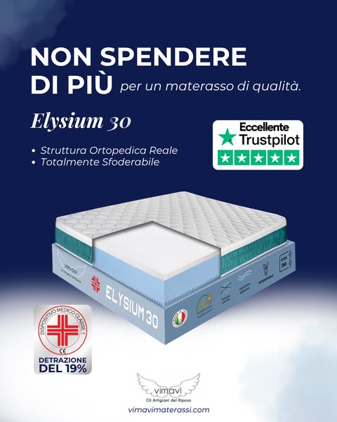 Il materasso che sostiene davvero la tua schiena