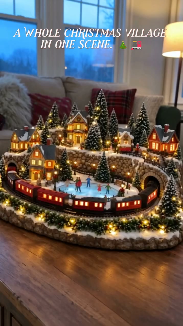 A Winter Village That Comes to Life