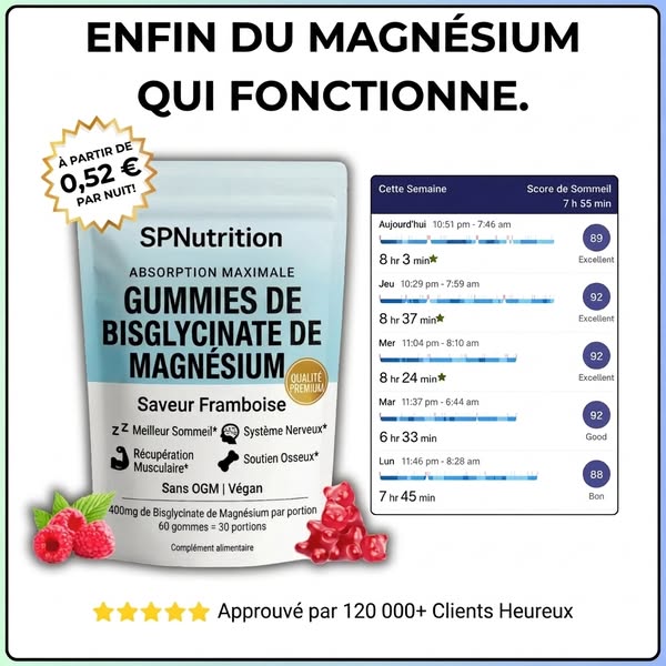 SPNutrition Gummies au Magnésium Bisglycinate