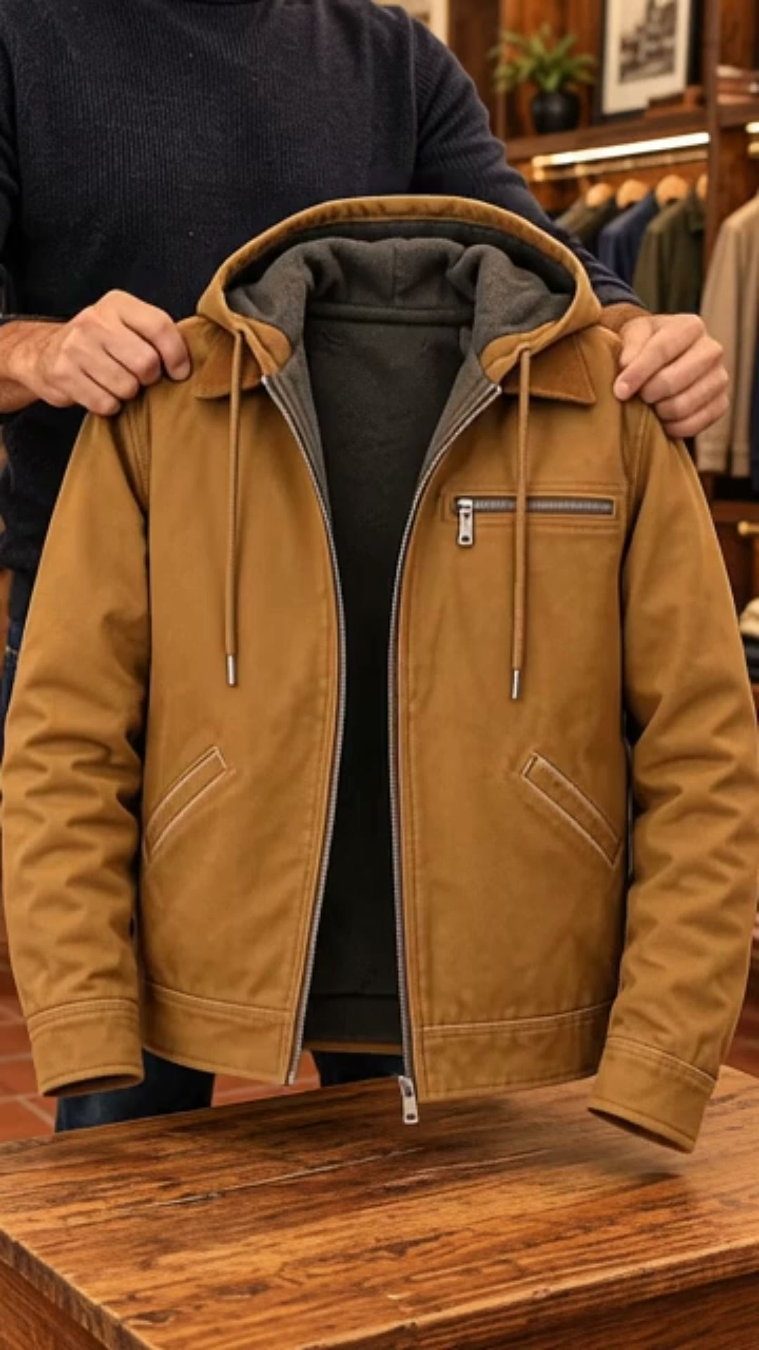 Una chaqueta fácil de combinar y aún más fácil de llevar
