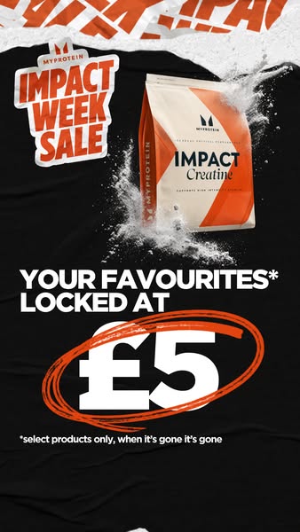 Myprotein Impact Week Sale is here!