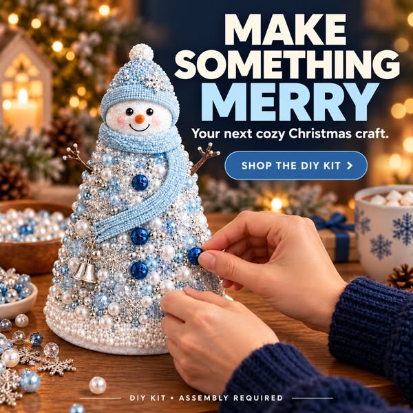 Mini Beaded Christmas Tree DIY Kit