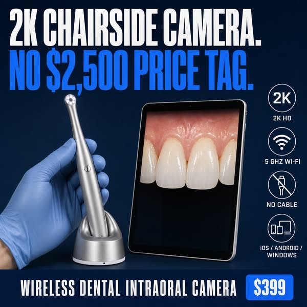 2K Wireless Dental Camera - $399, Not $2,500