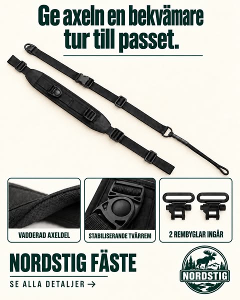 Mjukare mot axeln. Stadigare på vägen.