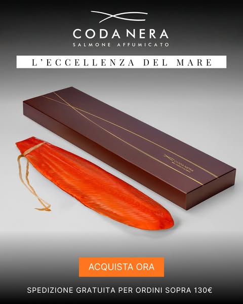 Coda Nera Salmone Affumicato