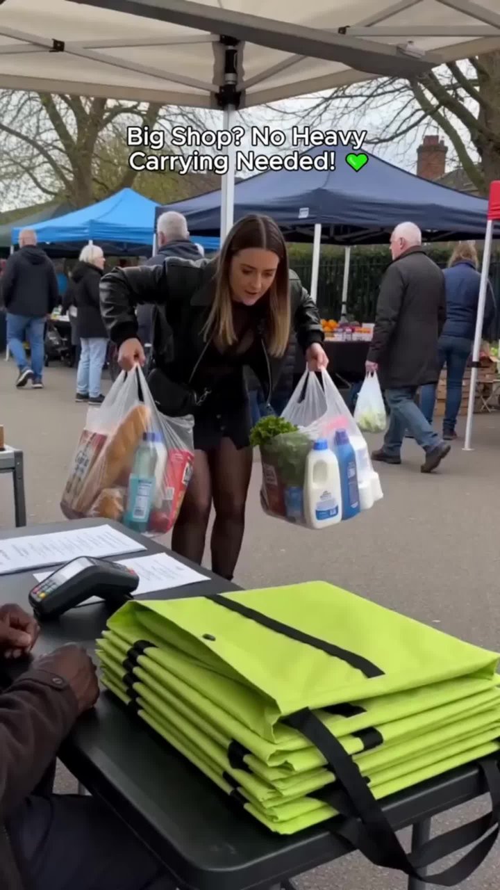 Folding Shopping Cart Bag